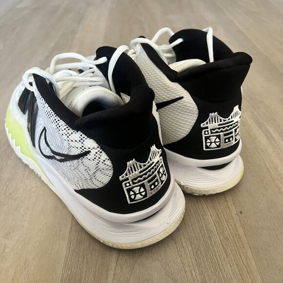 Nike Mens Kyrie 7 Brooklyn Beats Basketball White Black Sneaker Size 15 - Picture 6 of 12